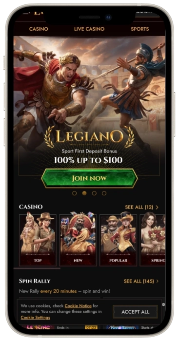 Legiano Mobile App
